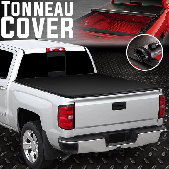 Nuvision for 14-19 Chevy Silverado GMC Sierra 6.5Ft Bed Soft Vinyl Roll-Up Tonneau Cover