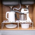 thumbnail image 4 of Expandable Stackable Kitchen Cabinet Shelf Organizer Storage Space Saving Cupboard  Plate  Dish  Counter & Pantry Organizer, 4 of 8