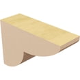 thumbnail image 5 of 2"W x 6"D x 4"H Classic Crestline Rough Cedar Woodgrain TimberThane Corbel, Primed Tan, 5 of 6