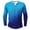 Mens Shirts Blue, variant on S-5X Mens Big & Tall T Shirts Long Sleeve Tshirts Shirt Plus Size Casual Pullover Gradient Printed Basic Breathable Athletic Workout Tees Tops