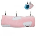 thumbnail image 3 of Small Pet Hanging Tunnel House, Plush Small Pet Tunnel House, Parrots Hedgehogs Squirrels For Hamsters M, 3 of 8