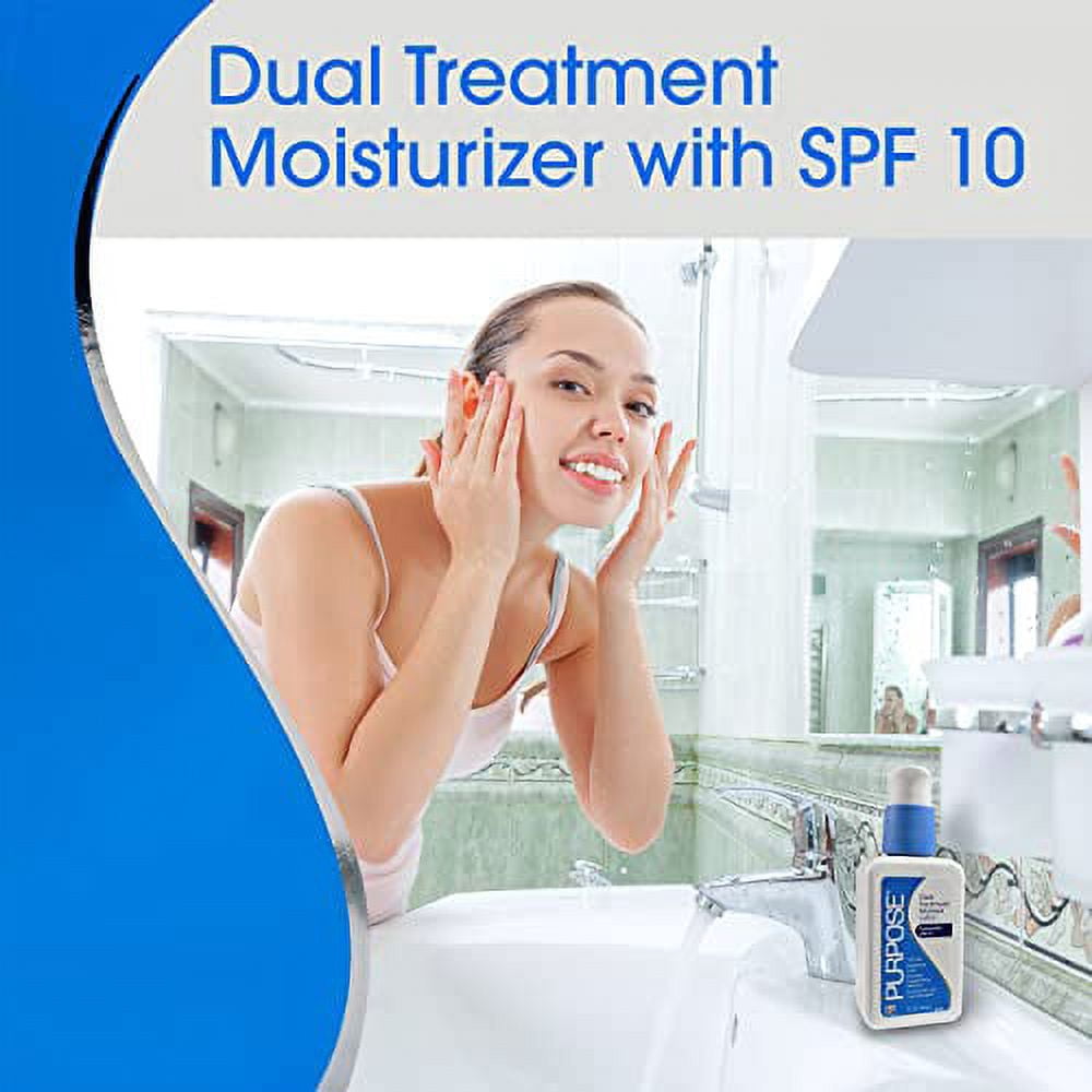 Purpose Dual Treatment Moisture Lotion with SPF 10, 4 Ounces each (Pack of 5)