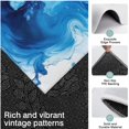 thumbnail image 3 of Blue White Marble Pattern Kitchen Rugs Sets Of 3,Kitchen Runner Rugs Non Skid Washable,Decorative Kitchen Floor Mats for Kitchen,Sink,Laundry,17"x30"+ 17"x47" + 17"x59", 3 of 6