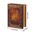 thumbnail image 2 of Desktop Ornament for Living Room Storage Decorative Book Shaped with Wood Finish and Easter Pattern for Home Accessory, 2 of 3