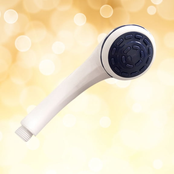 PAMINGONO Anti-Leak Shower Nozzle Handheld Sprayer Plastic White for Family Use 1Pack