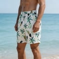 thumbnail image 6 of Yaoyar Mens Swim Trunks Hawaiian Beach Shorts Quick Dry Board Shorts Bathing Suits Swimwear with Mesh Lining Pockets, 6 of 6
