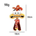 thumbnail image 1 of New 30cm Inside Out 2 Plush Brains Secret Service Team Orange Fury Wrapped Hand Style Long Arm Ajiao Plush Toy Anxiety Doll Gift, 1 of 5
