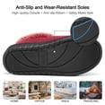 thumbnail image 6 of Ecetana Womens Closed Back Slippers Warm Soft Comfy Memory Foam Non-Slip House Shoes with Fluffy Collar, 6 of 8