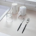 thumbnail image 5 of Refrigerator Mats for Shelve, 7 PCS Refrigerator Liners Washable Fridge and Mats Cabinet Transparent, 5 of 6