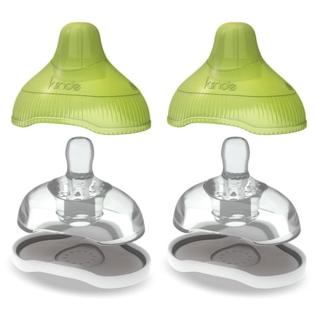 Kiinde Twist Active-Latch Nipples - Slow Flow (2 Pack)