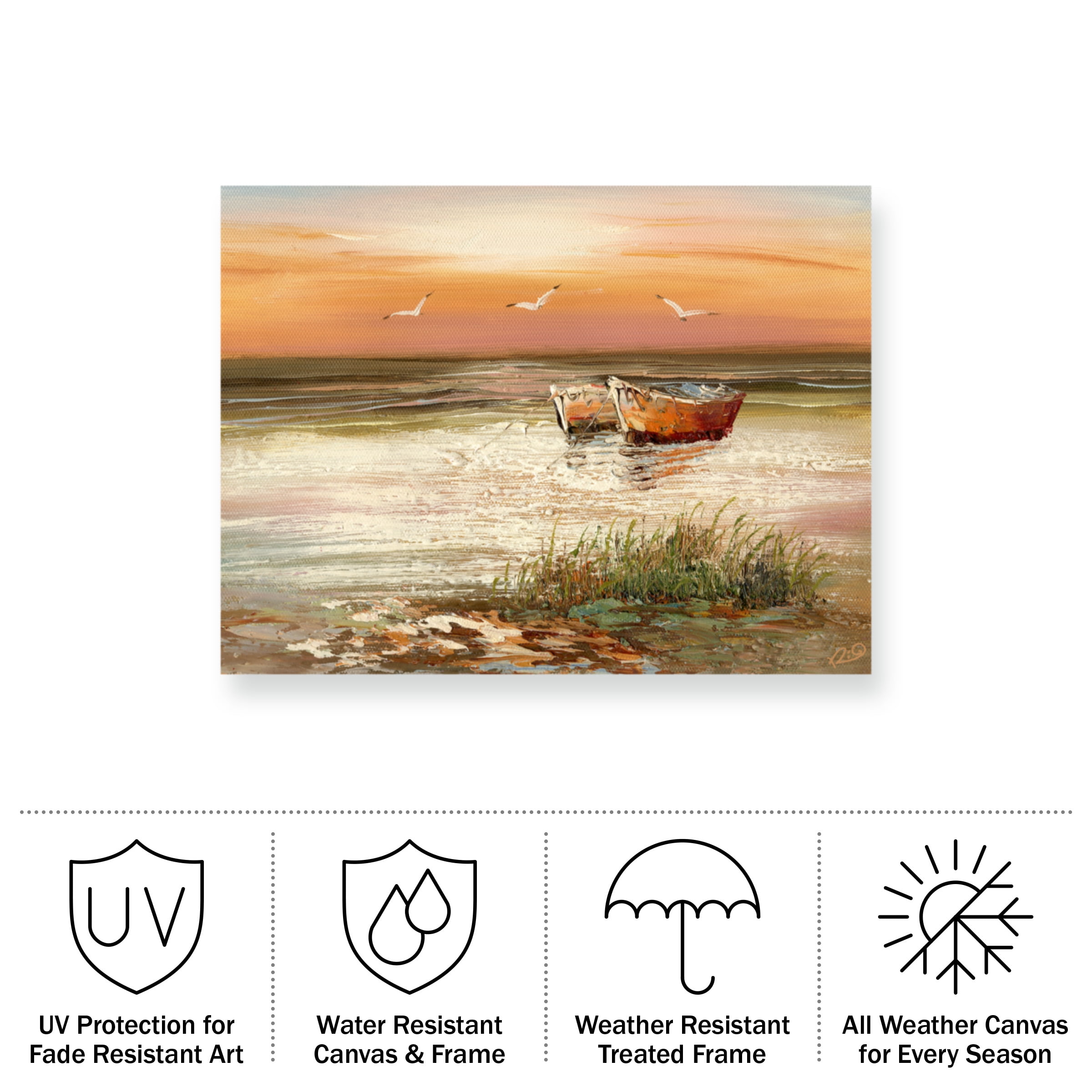 Rio 'Florida Sunset' Outdoor Canvas