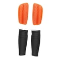 thumbnail image 4 of koolsoo 2 Pcs Manches de Football Soutien de la Performance des Jambes Chaussettes Respirantes orange, 4 of 9