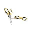 thumbnail image 2 of Stainless Steel Folding Scissors Mini Travel Scissors Portable Pocket Scissors For Sewing Tinys Scissors Gold, 2 of 6