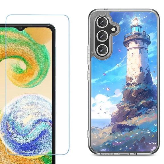 Phone Case for Samsung Galaxy A17 5G, with Screen Protector, by OneToughShield - Beacon Sky