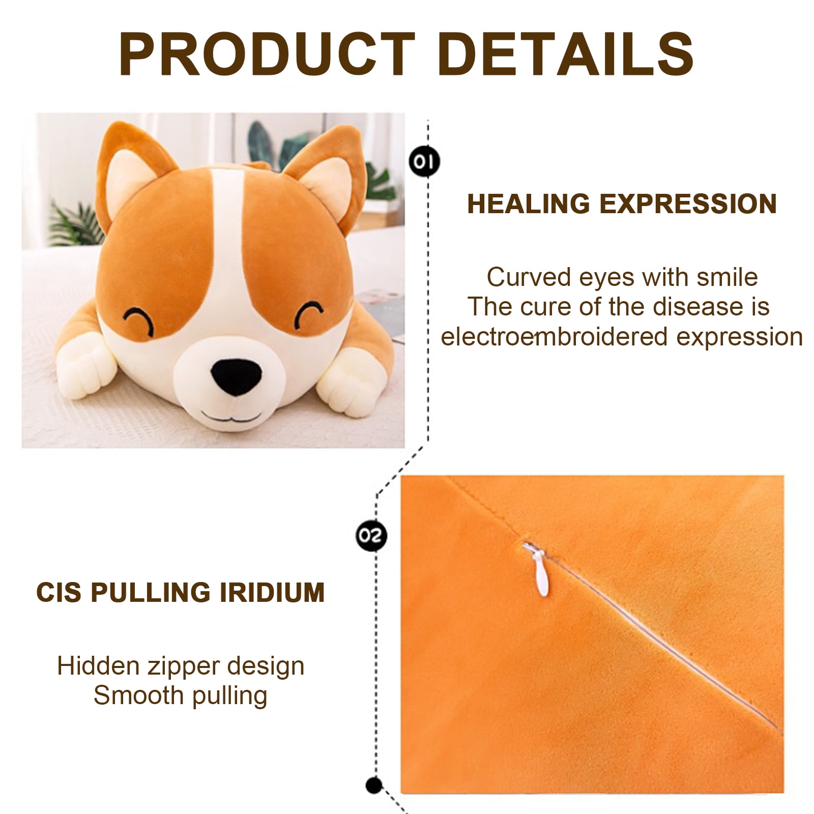 Huge corgi plush sale