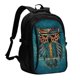 thumbnail image 1 of Balery Owl In Blue Mochila con carga USB para hombre y mujer - Mochila impermeable y antirrobo para laptop con puerto USB para viajes, trabajo, 1 of 7
