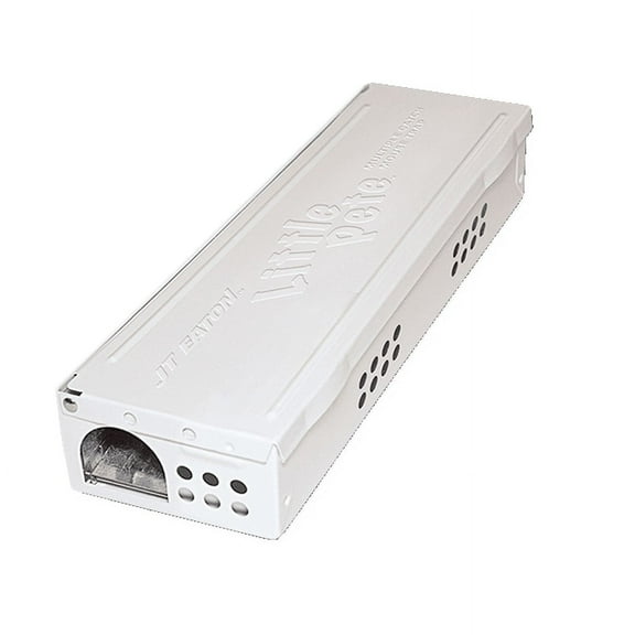 JT Eaton Little Pete Humane Mouse Trap- Slim Style- Solid White Station