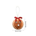 thumbnail image 3 of Konghyp Christmas Decorations Gingerbread Man Pendant, Cute Doll Ornament, Festive Home Decor for Tree, Table, and Office, Unique Ceramic Gift for Holidays, 3 of 6