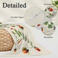 thumbnail image 3 of Ladybugs Eucalyptus Pillow Covers 16"x24", Spring Botanical Leaves Green Soft Brushed Microfiber Breathable Throw Pillow Covers, Decorative Pillowcase with Zipper for Couch Sofa Bedroom Living Room, 3 of 9