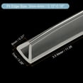 thumbnail image 2 of REGALWOVEN U Channel Edge Trim, Rubber Guard Seal Strip Edge Protector for Machinery 5/16"x 9/32"x 11.5ft, 2 of 6