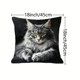 thumbnail image 3 of Funda de almohada con estampado de gato (45 x 45 cm) | Funda de cojín decorativa de poliéster suave con cremallera oculta para sofá, cama y sala de estar., 3 of 7