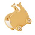 thumbnail image 3 of Children Shopping Cart, Kids Shopping Trolley Multi Functional Cute Lightweight Plastic Large Capacity  For Home, 3 of 8