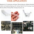 thumbnail image 7 of High Temp Silicone Tubing,1/2"ID and 3/16"ID Food Grade Silicone Hoses,Flexible & odorless for Home Brewing,Beer Line,Aquaponics ect (1/16"IDx3/16"OD), 7 of 7