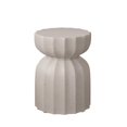 thumbnail image 3 of Tcbosik 2 Pack Side Tables, Indoor & Outdoor End Table, Modern Cement Accent Table for Living Room, Balcony, Backyard, No Assembly Required, White, 3 of 10