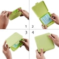 thumbnail image 4 of Portable Reusable Dustproof Plastic Storage Box 13X13X1.4CM 3 Pieces (4-D-W), 4 of 5