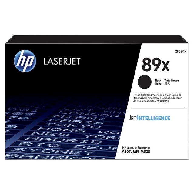 Cartucho de Tóner HP 89X Negro LaserJet Original CF289X