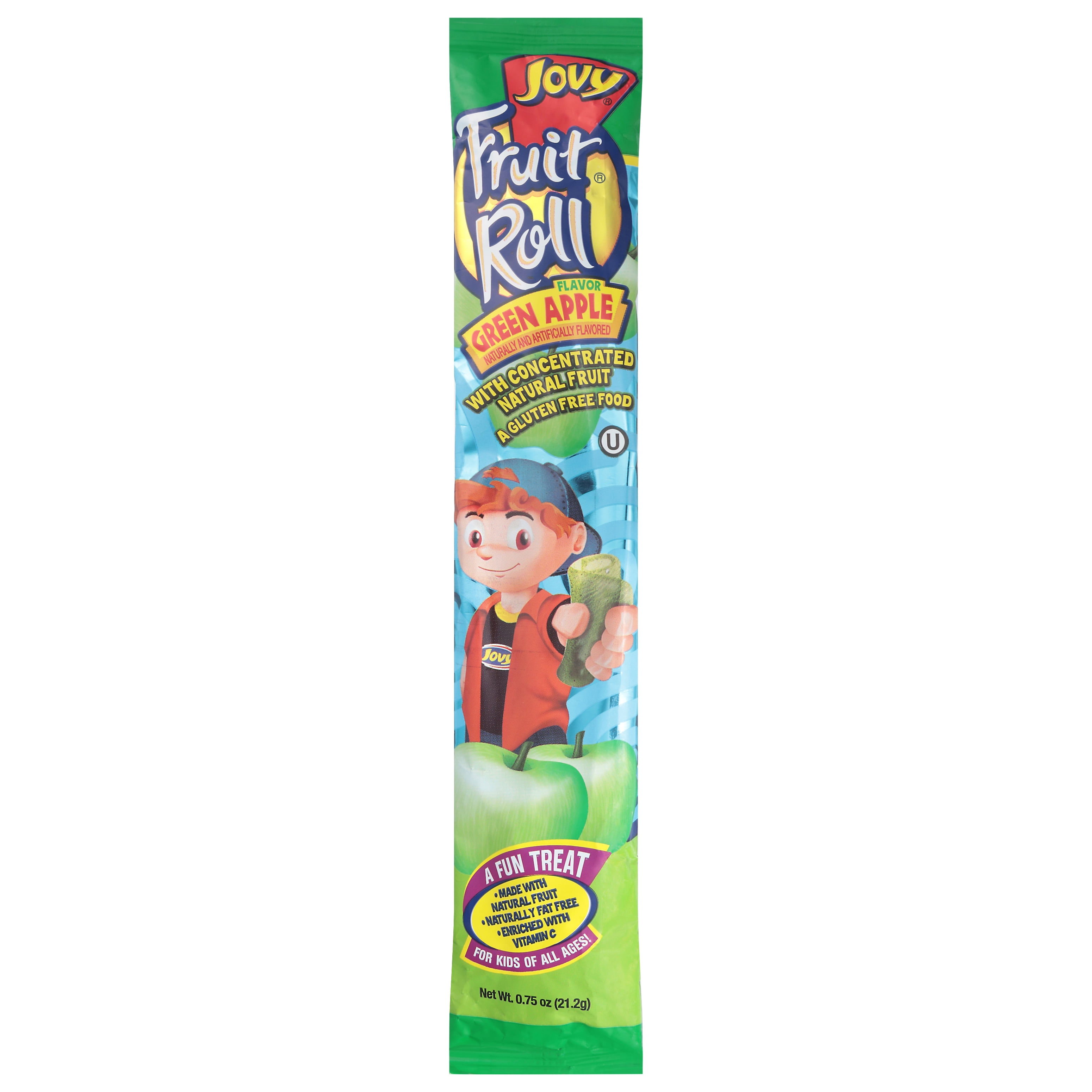 Jovy Green Apple Flavor Fruit Roll 0.75 oz