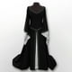 thumbnail image 2 of Vestido medieval de manga larga con escote en V para mujer, largo hasta el suelo, para cosplay, 2 of 2
