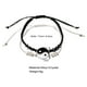 thumbnail image 5 of Pulseras de mejor amigo para 2 pulseras de cordón ajustable Yin Yang a juego para mejores amigas, relaciones de amistad, novio, novia, regalo de San Valentín ER, 5 of 5