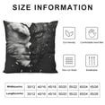 thumbnail image 5 of Orinice Graphic Decorative Cotton Linen Throw Pillow Cover for Home Sofa Couch Bed Living Room Men Women Boy Girl, Pillow Case 1PC 24x24in, 5 of 5