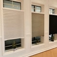 thumbnail image 2 of Vertical Blind, Polyester, UV Protection, Light Filtering, Tool Free Installation, No Drilling, Self Adhesive, Office, Kitchen, Bedroom, Bathroom, Living Room, 2 of 5