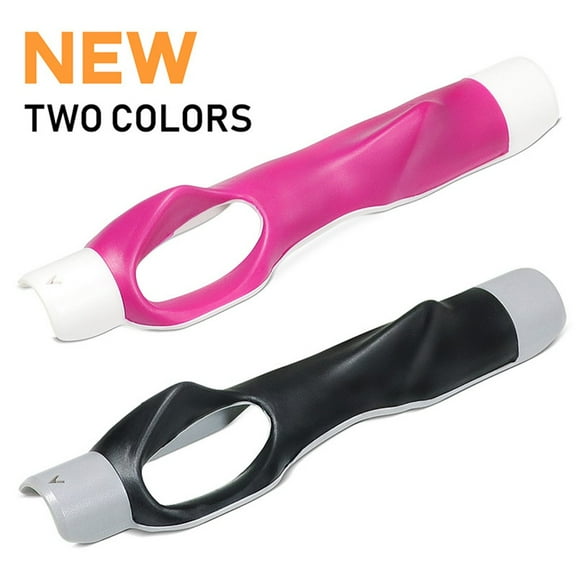 Golf Grip Trainer Golf Swing Exerciser Swing Trainer Anti-Slip Feature Orange Fangkenuo