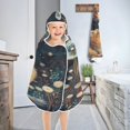 thumbnail image 4 of YAZAOO Towels Kids Hooded Beach Towel Feline Wonder Pool Bath Towel Soft, 4 of 7