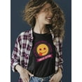 thumbnail image 2 of Limited Edition - Premium Retro Emoji Graphic Women's T-shirt, 2 of 4