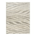 thumbnail image 3 of Gertmenian Winsor Harar Modern Striped Gray Cream Area Rug, 9x13, 3 of 5