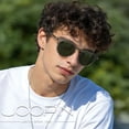 thumbnail image 5 of Joopin Polarized Round Sunglasses Women Men Trendy Acetate Sun Glasses UV Protection Retro Shades, 5 of 9