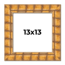 13x13 Frame Beige Real Wood Picture Frame Width 3 inches | Interior Frame Depth 0.5 inches |