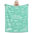 thumbnail image 3 of Blanket Birthday Gifts With Loving Messages, Friends Blanket For Best Friend, 3 of 8