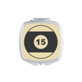 thumbnail image 1 of Billard de Sport Simple Géométrie Motif Carré Miroir Poche Compact Portable Maquillage Double Face Verre, 1 of 3