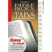 1 X Bible Tab:Verse Finder Horizontal Gold with Apocrypha