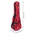 thumbnail image 2 of LOLIPPYY Bolso Para Ukulele Rojo Impermeable Con Material Resistente Y Portátil Para Almacenamiento, 2 of 8