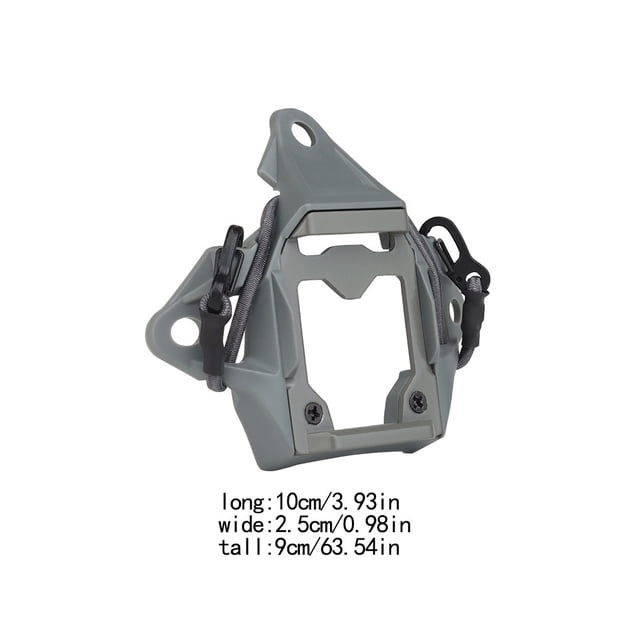 maskred WOSPORT Hunting Mount Adapter Camera Bracket Base Modification Accessories Replacing Parts Replacement for Fast Grey 5Set