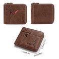 thumbnail image 3 of Cartera Rfid De Piel Original Para Hombre Marrón, 3 of 5