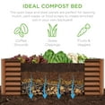 thumbnail image 5 of Best Choice Products 6x3x2ft Outdoor Metal Raised Garden Bed for Vegetables Flowers Herbs - Wood Grain, 5 of 9