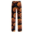 thumbnail image 7 of LHVUOA Halloween Womens Pajama Pants Super Soft Cute Halloween Print Pajamas Comfortable Elastic Waist PJs with Pockets, 7 of 7