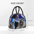 thumbnail image 2 of Disketp Astronaut in Outer Space Bolsa Térmica para Almuerzo, Lonchera con Abertura Amplia y Gran Capacidad, Organizador Reutilizable para Mujeres, Hombres y Adultos, 2 of 6